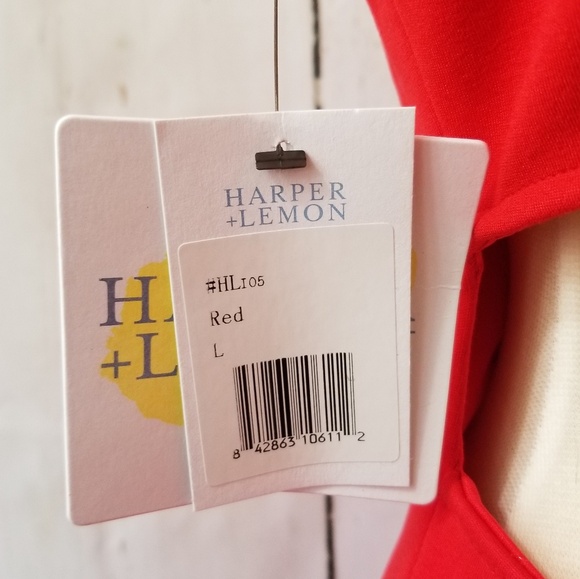 HARPER + LEMON Red Sleeveless Halter Sheath Dress - Picture 7 of 8